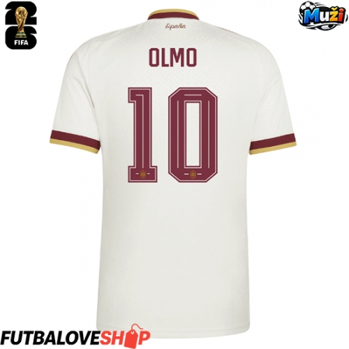 Dres Španielsko Dani Olmo #10 Preč MS 2026 Krátky Rukáv